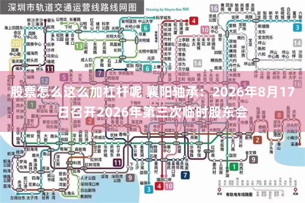 股票怎么这么加杠杆呢 襄阳轴承：2026年8月17日召开2026年第三次临时股东会