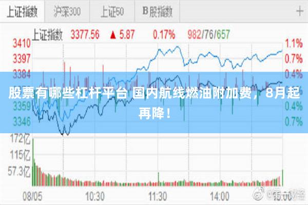 股票有哪些杠杆平台 国内航线燃油附加费，8月起再降！